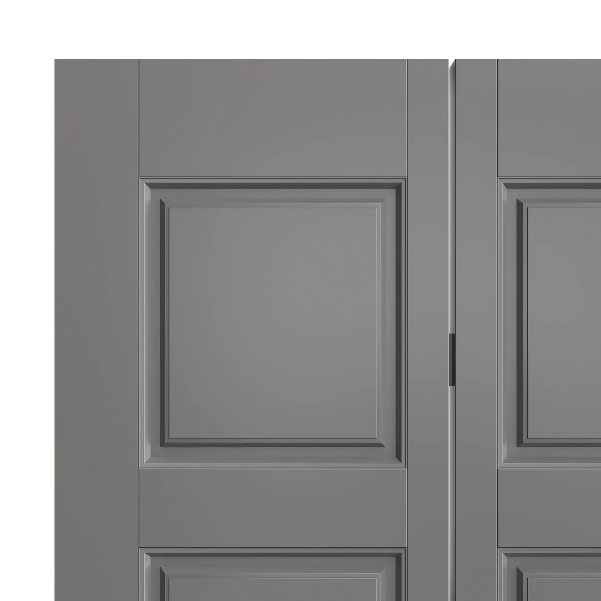 Masonite Riverside 36-in x 80-in Blue Heron 5-Panel Equal Prefinished Molded Composite Bifold Door (Hardware Included)