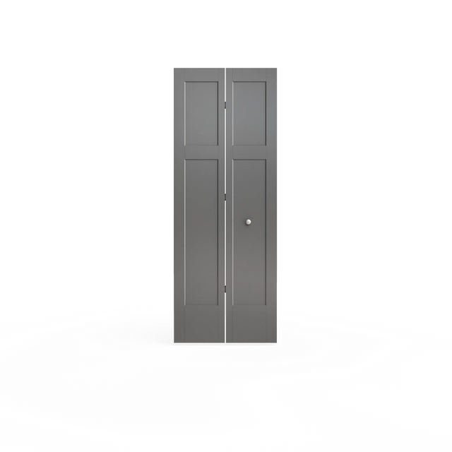 Masonite Winslow 24-in x 80-in 3-Panel Craftsman Primed Molded Composite Bifold Door (Hardware Included)