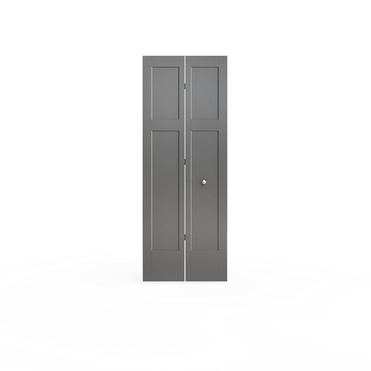 Masonite Winslow 36-in x 80-in Primed 3-Panel Craftsman Hollow Core Molded Composite Bifold Door, Hardware Included