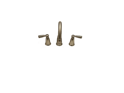 Banbury 8 in. Widespread 2-Handle High-Arc Bathroom Faucet in Spot Resist Brushed Nickel