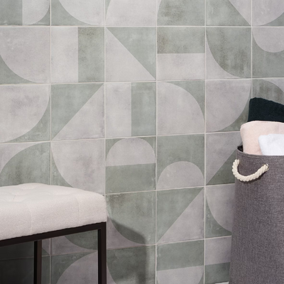 Brando Green 8x8 Matte Porcelain Tile