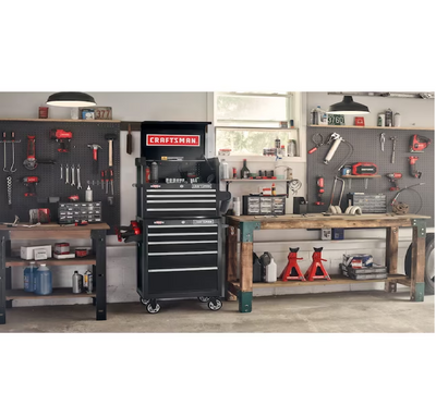 CRAFTSMAN 2000 Series 26-in W x 24.7-in H 4-Drawer Steel Tool Chest (Black)