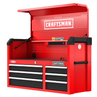 CRAFTSMAN 2000 Series 41-in W x 24.7-in H 6-Drawer Steel Tool Chest (Red)