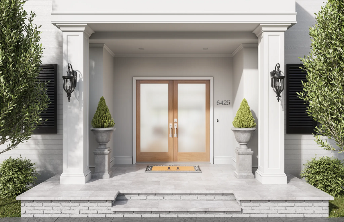 Masonite 36 in. x 80 in. Full Lite Unfinished Fir Front Exterior Door Slab
