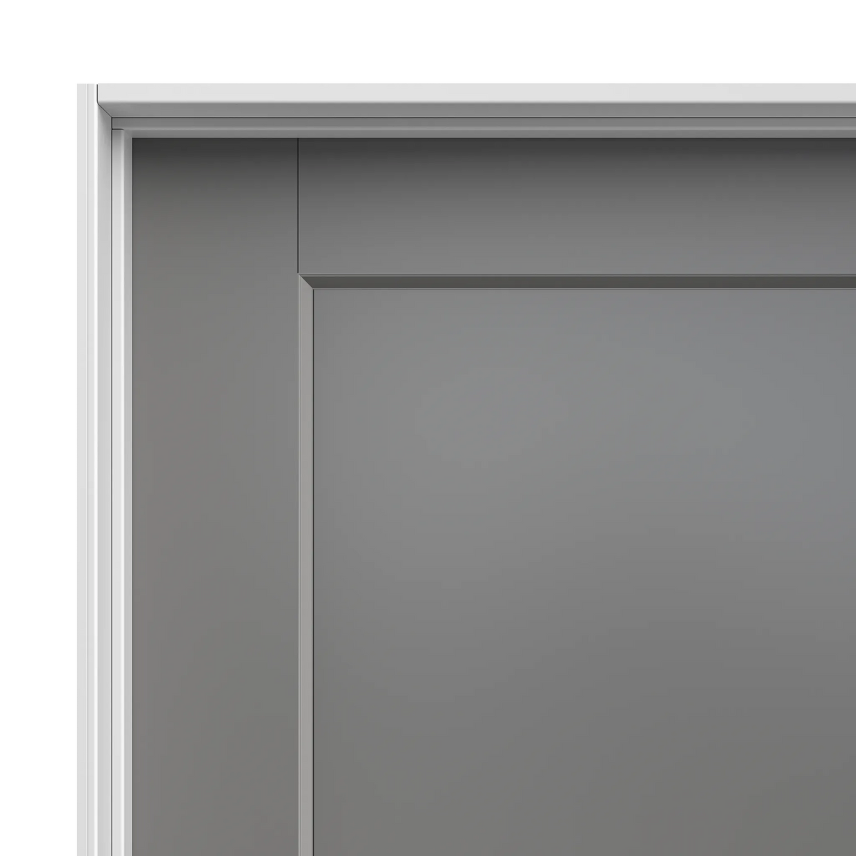 Masonite Logan 30-in x 80-in Primed White 2-Panel Square Molded Composite Bifold Door with Hardware
