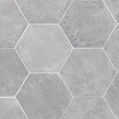 Dakota Hexagon 7.87 in. x 9.45 in. Matte Base Gray Porcelain Floor and Wall Tile (10 sq. ft./Case)