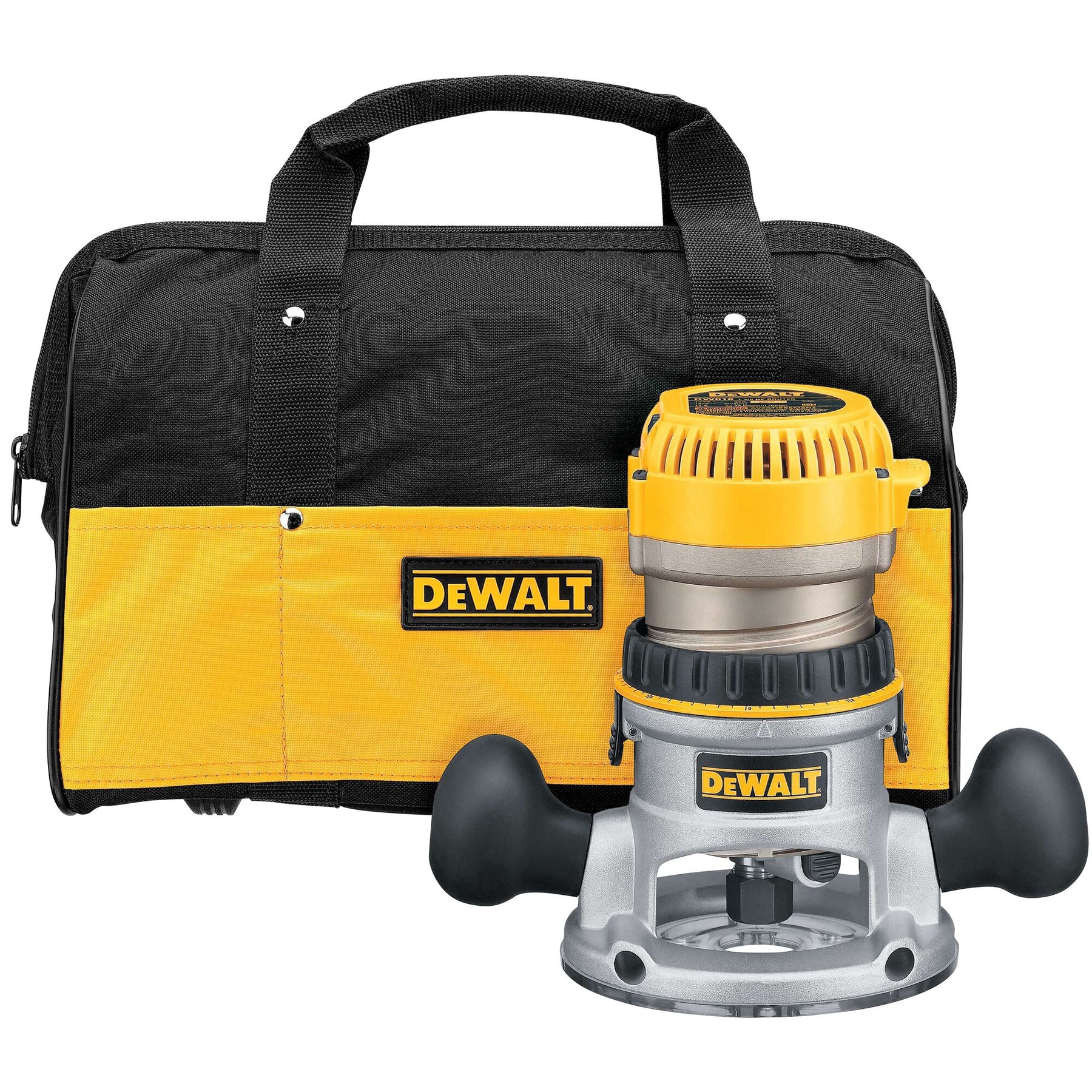 Arbor Router DEWALT 2-1/4 HP EVS Fixed Base Router Kit with Soft Start (DW618K ...
