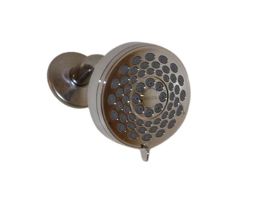 Eos 3-Spray 3.8 in. Single Wall Mount Fixed Shower Head in Chrome (1.75 GPM)