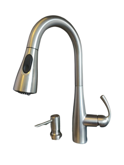 Essie Single-Handle Pull-Down Sprayer Kitchen Faucet with Reflex and Power Clean in Spot Resist Stainless