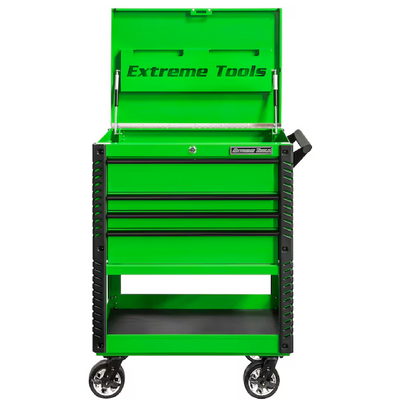 Extreme Tools EX 33-in W x 44.25-in H 4-Drawer Steel Rolling Tool Cabinet (Green)