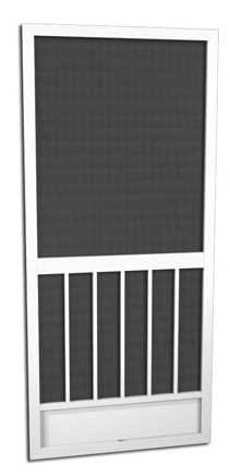 PCA A-500 Aluminum Screen Door, 36 in. x 80 in., White or Bronze - image 1