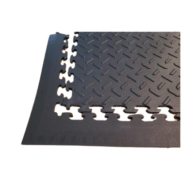 Husky 18.4 in. x 18.4 in. Black Commercial PVC Garage Flooring Trim Kit