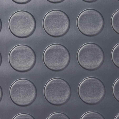 Husky Coin 10 ft. Wide x Your Choice Length Grey Commercial Grade Vinyl Flooring