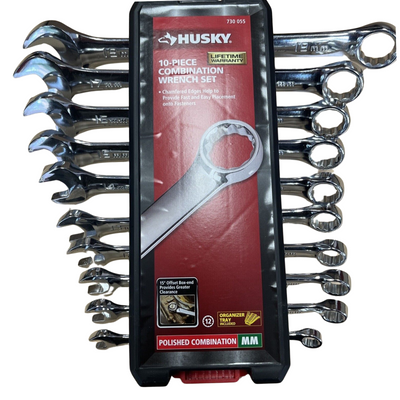 Husky Metric Combination Wrench Set (10-Piece)