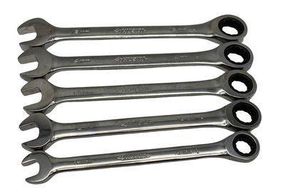 Husky Metric Ratcheting Combination Wrench Set (5-Piece)