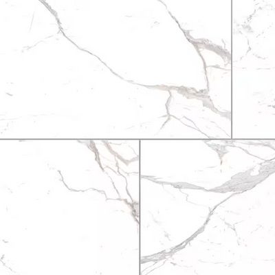 Impero Prestige White 24 in. x 48 in. Marble Look Porcelain Floor and Wall Tile (15.50 sq. ft./Case)