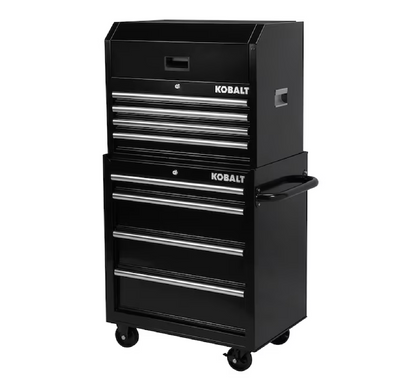 Kobalt 26-in W x 22-in H 4-Drawer Steel Tool Chest (Black)