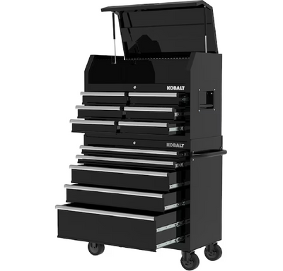 Kobalt 36-in W x 18-in H 6-Drawer Steel Tool Chest (Black)