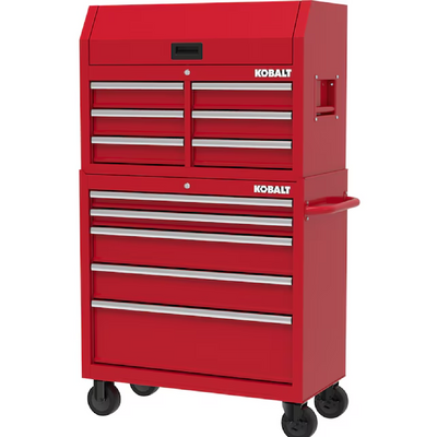 Kobalt 36-in W x 18-in H 6-Drawer Steel Tool Chest (Red)