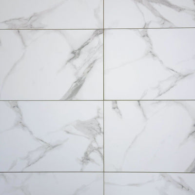 LVP - Ultra Mandalay Marble 12-in x 24-in Waterproof Interlocking Luxury Flooring (15.71-sq ft)