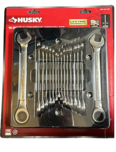 Husky Master SAE Ratcheting Wrench Set (16-Piece)