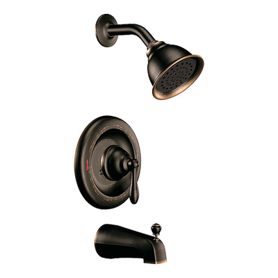 Moen Caldwell Mediterranean Bronze 1-Handle Faucet with Valve