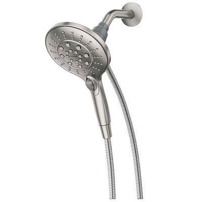 
Moen Engage Spot Resist Brushed Nickel 6-Spray Handheld Shower 2.5-GPM (9.5-LPM)
