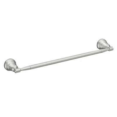 Moen Halle 18-in Spot Resist Brushed Nickel Wall Mount Single Towel Bar