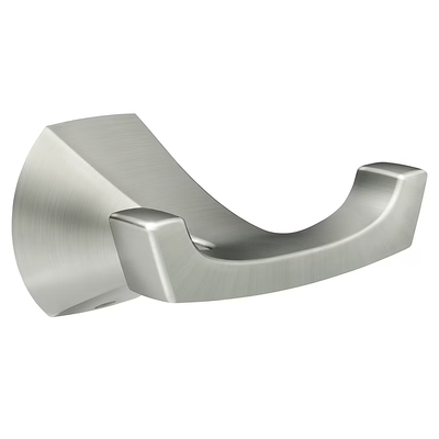 Moen Lindor Double Hook Brushed Nickel Towel Hook