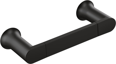 Moen The Genta Collection 7-in Matte Black Wall Mount Single Towel Bar