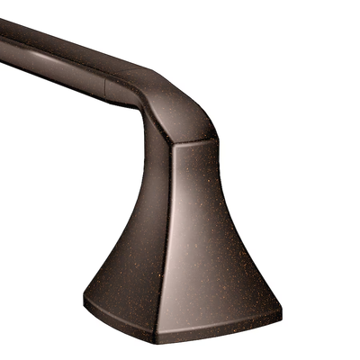 Moen Voss 18-in Oil-Rubbed Bronze Wall Mount Single Towel Bar