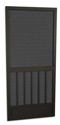 PCA A-500 Aluminum Screen Door, 36 in. x 80 in., White or Bronze - image 2