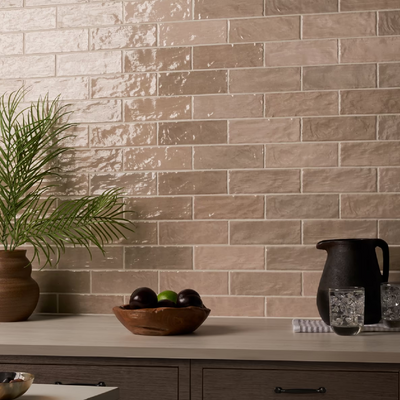 Portmore Taupe 3x8 Glazed Ceramic Tile