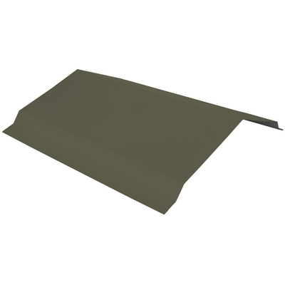 Premium Pro-Steel 10' Bronze Residential Ridge Cap 6/12 Pitch