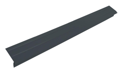 Premium Pro-Steel 10' Charcoal Gray Roof Edge