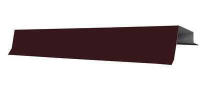 Premium Pro-Steel 12' Burgundy Residential Rake Trim