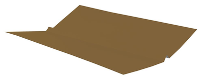 Premium Pro-Steel 18" x 10' Copper Color W Valley Flashing