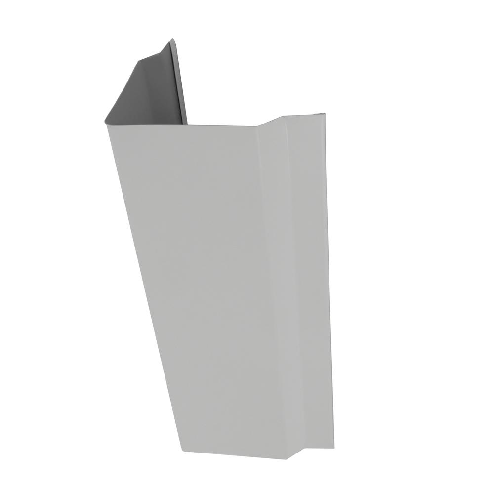 Premium Pro-Steel 8' Ash Gray Steel Corner & Gable Trim – Super Arbor