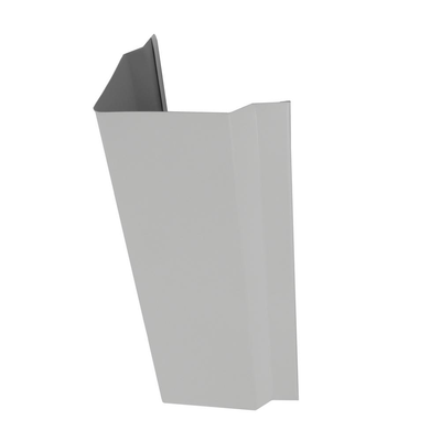 Premium Pro-Steel 8' Ash Gray Steel Corner & Gable Trim