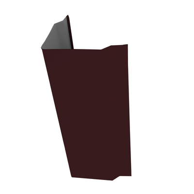 Premium Pro-Steel 8' Burgundy Steel Corner & Gable Trim