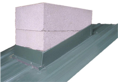 Premium Pro-Steel 6' Pro-Rib® Pinewood Chimney Flashing Kit