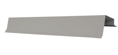 Premium Pro-Steel 12' Ash Gray Residential Rake Trim