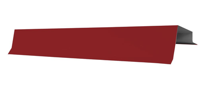 Premium Pro-Steel 12' Brite Red Residential Rake Trim