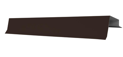 Premium Pro-Steel 12' Brown Residential Rake Trim