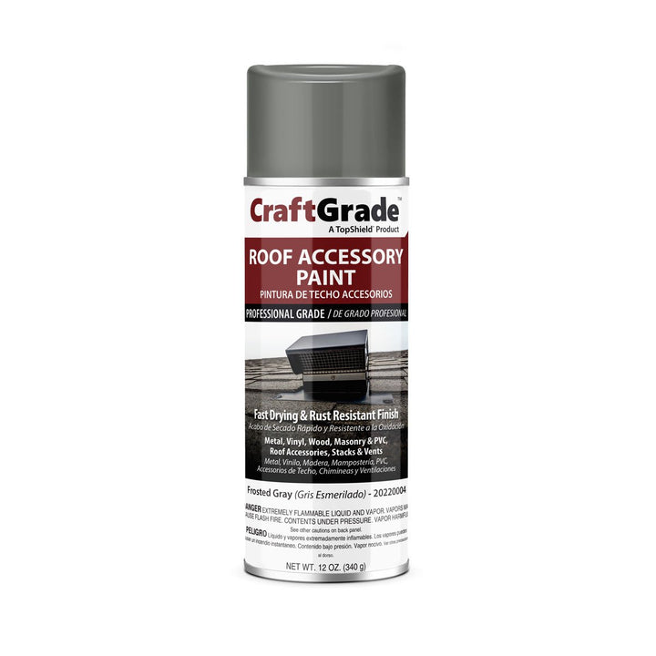 TopShield CraftGrade Accessory Spray Paint Frosted Gray