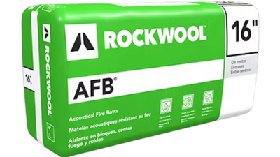 ROCKWOOL Insulation AFB (Acoustic Fire Batt) R-12 16 in x 48 in 85.3 Sq Ft (12 Bags)