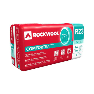 ROCKWOOL Insulation Comfortbatt R-23 15.25" x 47" 39.8 SF