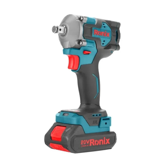 Ronix 8654 Brushless Impact Wrench 350n. M 20V 2.0ah Electric Cordless ...