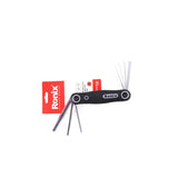 Ronix Hand Tools Model Rh-2020 Different Sizes 1.5-8mm 8PCS Folding Hex Key Wrench Set