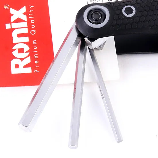 Ronix Model Rh-2020 Folding Torx Key Set 8 PCS Hex Key Wrench Set